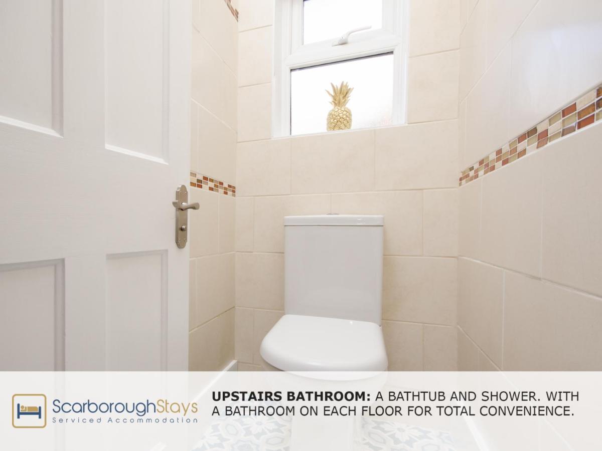 Scarborough Stays - Victorian Townhouse - 5 Bedrooms - Sleeps 9 المظهر الخارجي الصورة