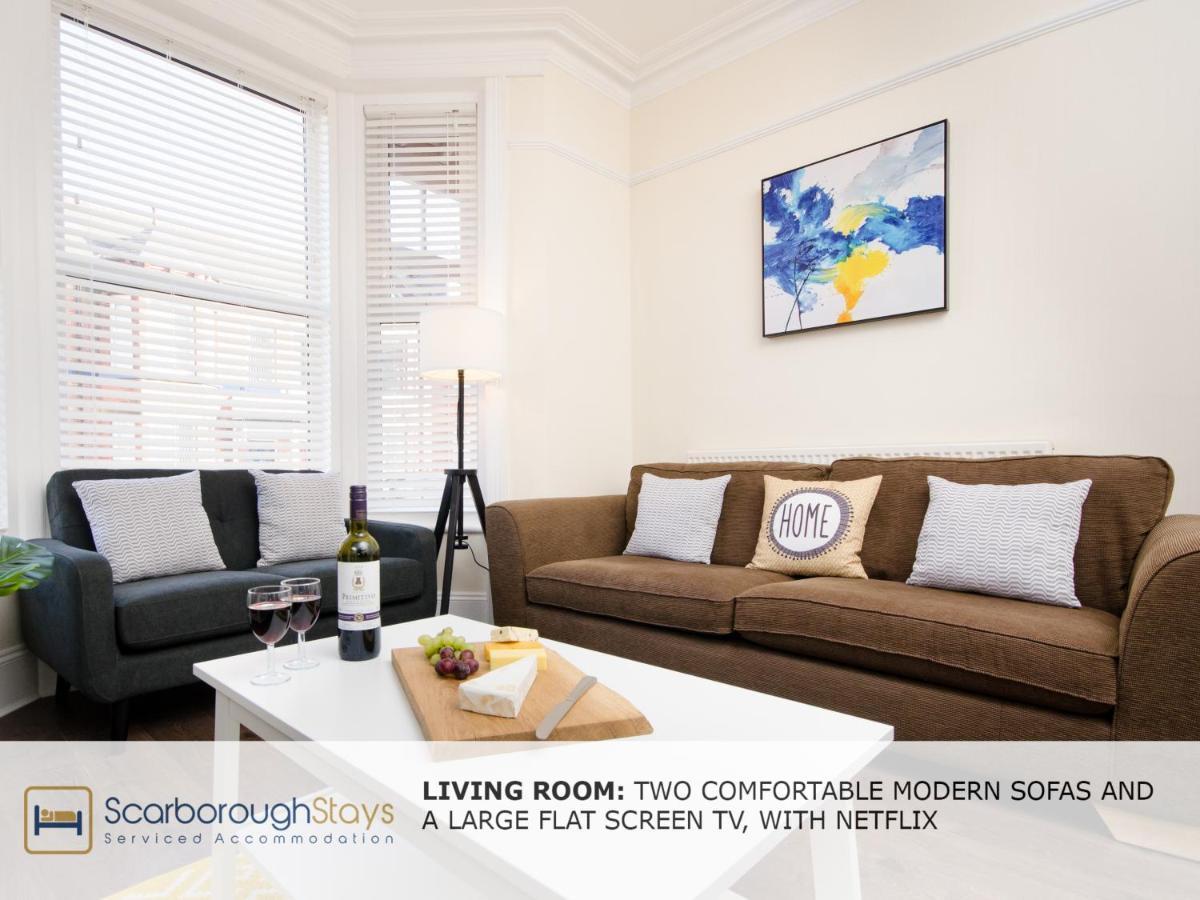 Scarborough Stays - Victorian Townhouse - 5 Bedrooms - Sleeps 9 المظهر الخارجي الصورة