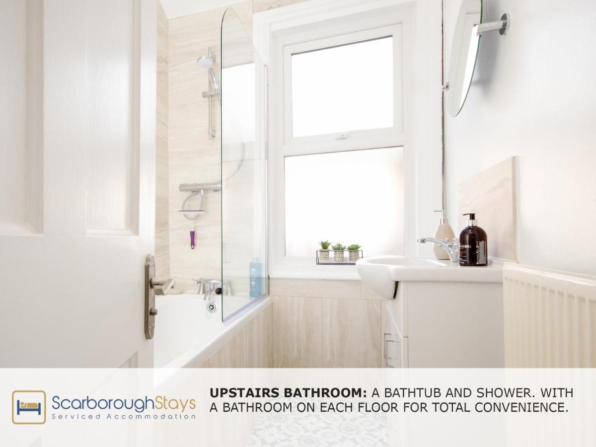 Scarborough Stays - Victorian Townhouse - 5 Bedrooms - Sleeps 9 المظهر الخارجي الصورة
